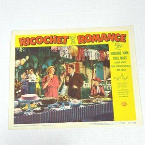 Ricochet Romance 1954 Original Lobby Card Movie Poster Marjorie Main Chill Wills